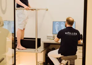 Messung eines Fußes